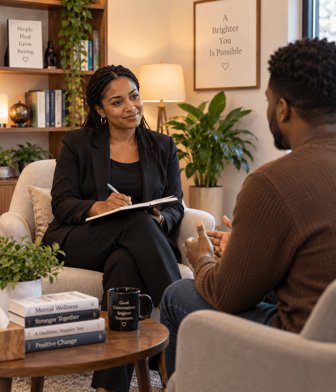 Supportive counselling setting